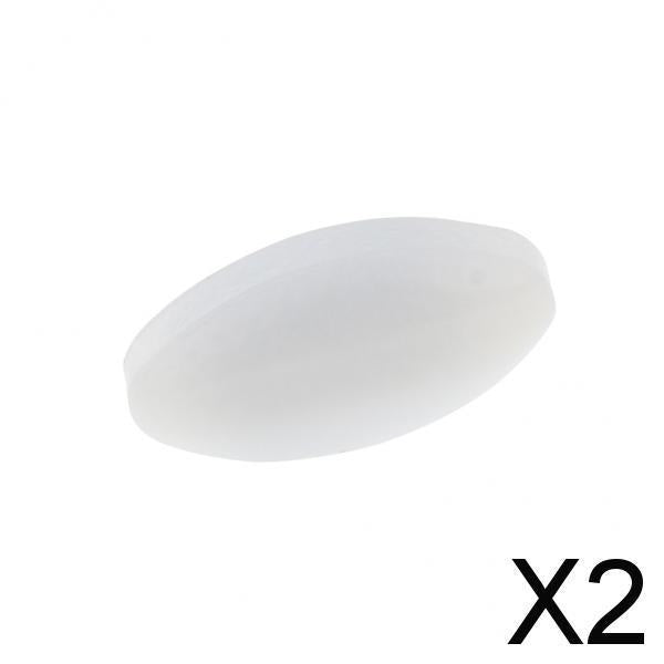 2xElliptical PTFE Magnetic Stirrer Mixer Stir Bar Lab Equipment 7x15mm