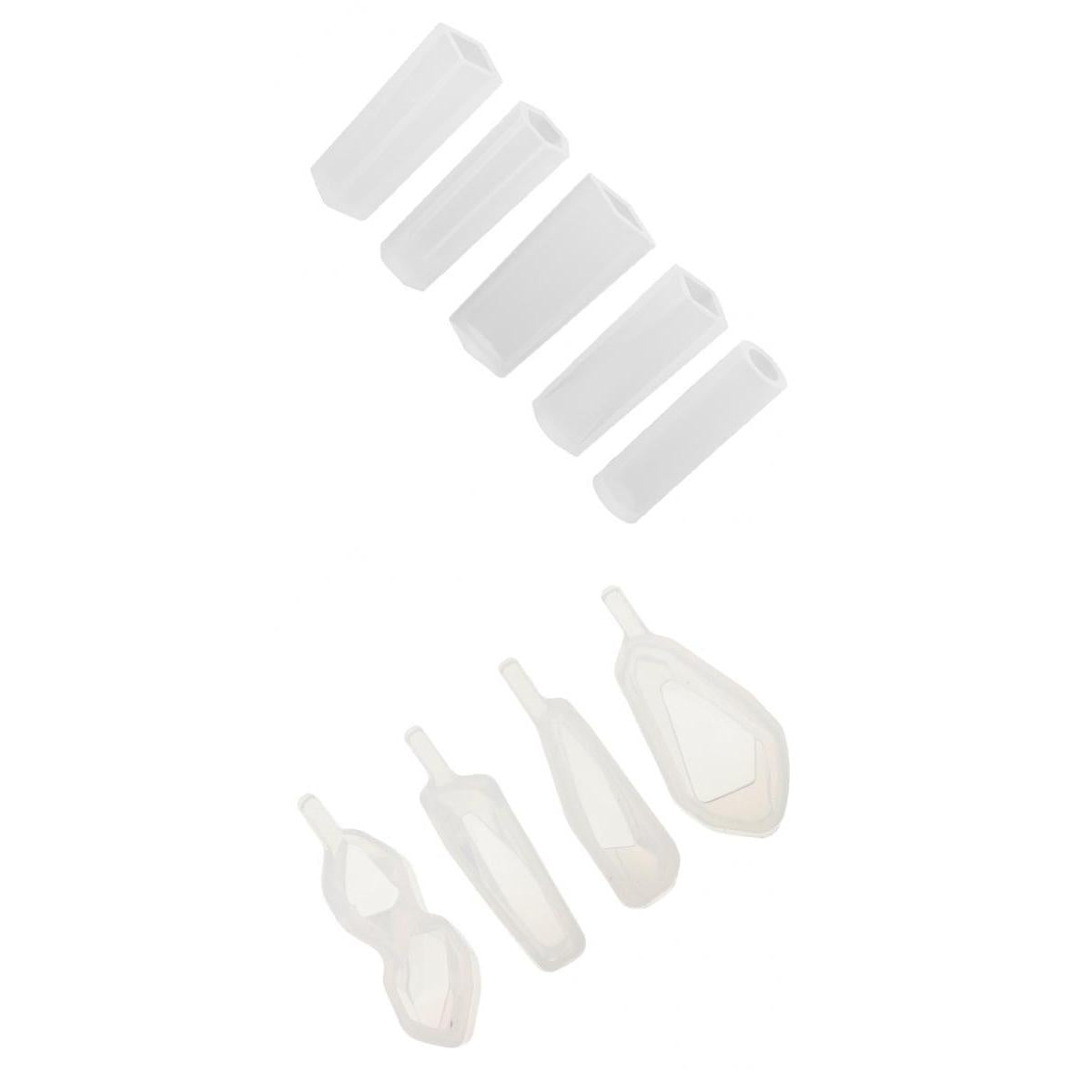 9 Pieces Mixed Silicone DIY Molds Resin Jewelry Making Craft Moulds Tool