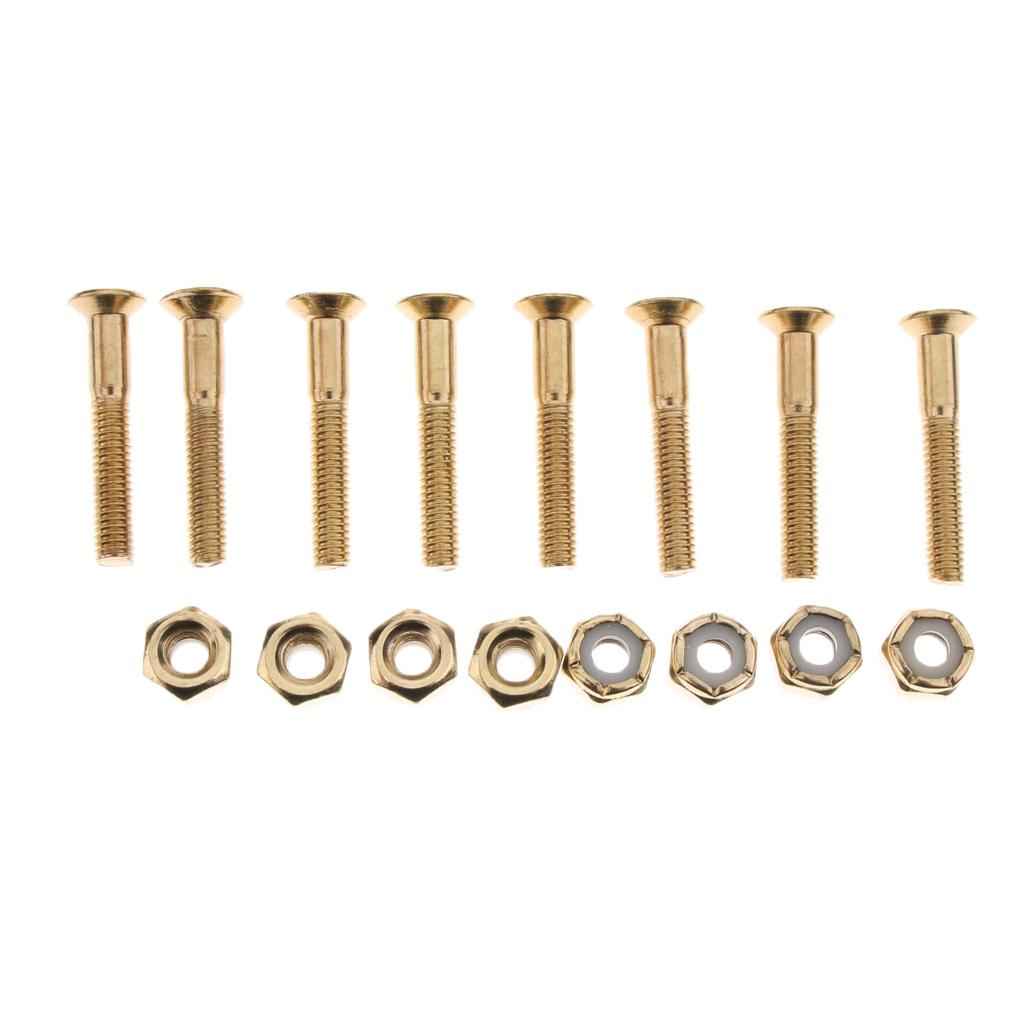 8 sets 29mm Skateboard Hardware Mounting Bolts Screws Skateboard Accessories