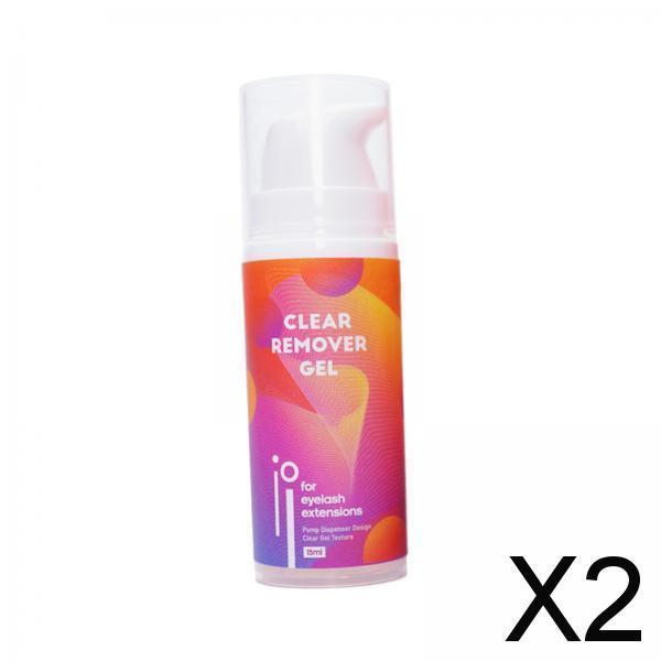 2xEyelash Adhesive Remover 15ml Gently for Salon Lashes Remover Sensitive Skin