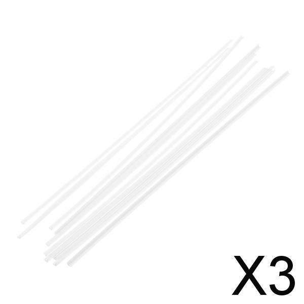 3x10 Pieces ABS L-shaped Bar Rod DIY Architectural Model Building Materials