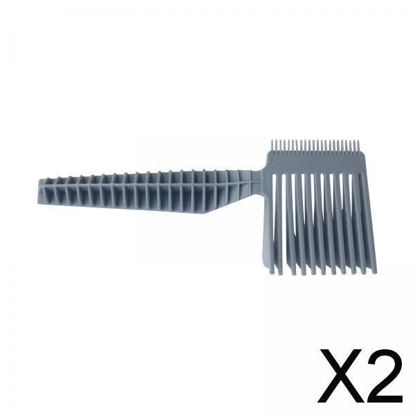 2xFlat Top Combs Grooming Flat Hair Cutting Comb for All Hair Types Salon Home