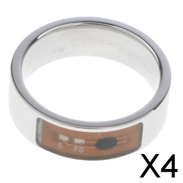 4xNFC Smart Rings Magic Wearable Multifunctional for Android IOS Phones US9