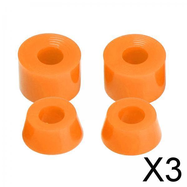 3x4x 92A Skateboard Truck Bushing Longboard Replacement Bushings Orange