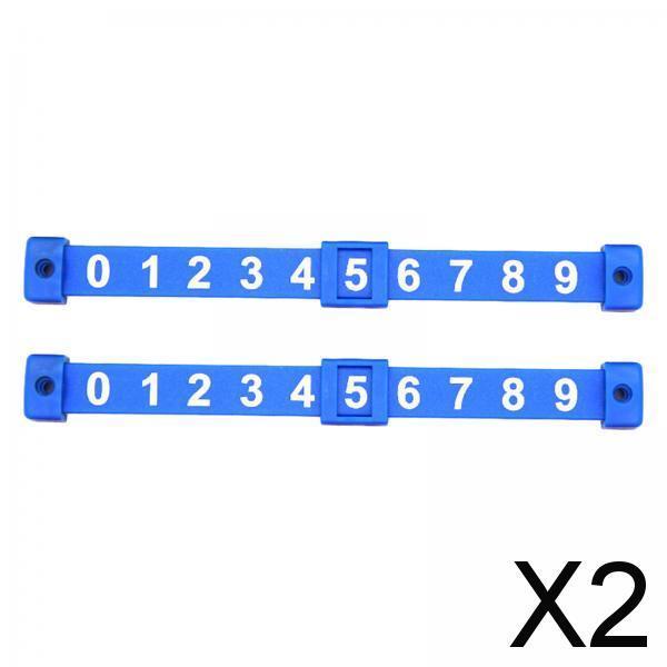2x2Pcs Foosball Score Counter Kids Foosball Counters Foosball Table Scoreboard Blue