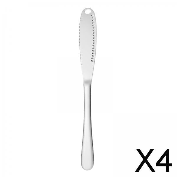 4x3 in 1 Butter Spreader Knife Breakfast Spreads Knives Buffet Kitchen Gadgets Sliver