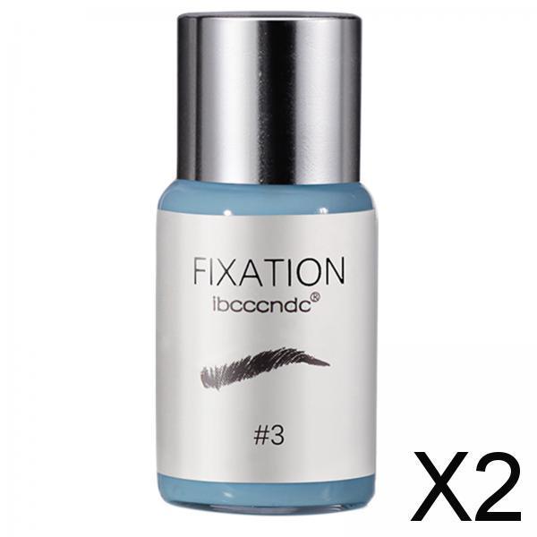 2xBrow Perming Agent Semi-permanets Trendy for DIY Brow Perm Salon Beginners fixative