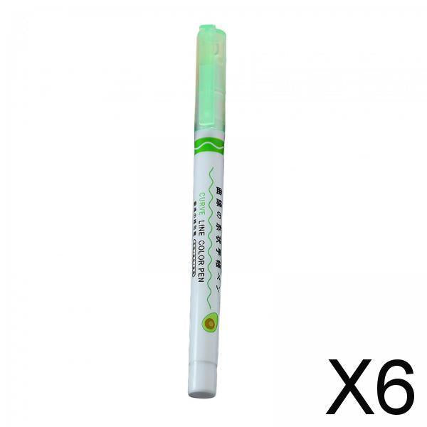 6xJournal Pens Self Outline Markers for Greeting Card Making Painting 1 piece