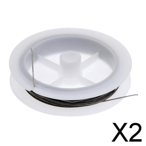 2xFishing Leaders Stainless Steel Fishing Wire Steel Strand Wire Line 0.70mm