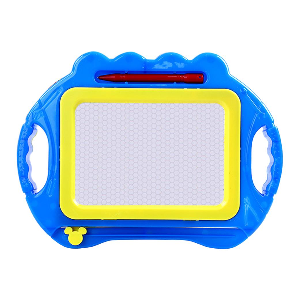 Children's Magnetic Drawing Board Puzzle Early Education Toys Blue