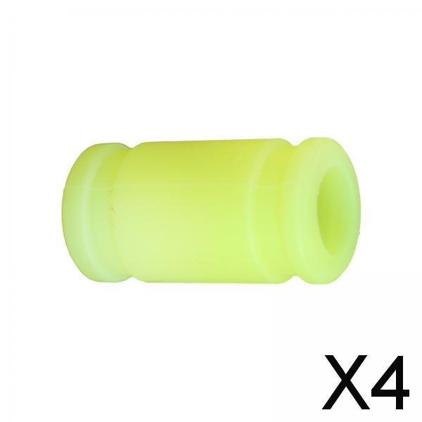 4xRC Exhaust Tube Durable 1/8 Tank Car Exhaust Tube for HSP Replacements 94102 yellow