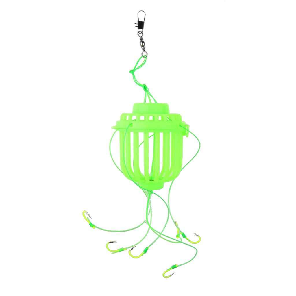 Explosive Fishing Hooks Bait Trap Hook Cage hook Fishing String Hook 11#