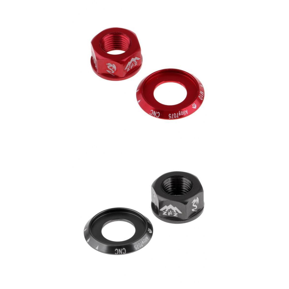 2Pcs Bicycle Hubs Nut Mountain Bike MTB Flange Nut Parts Drums Axle Screws