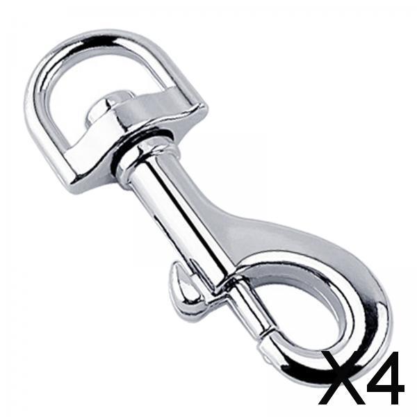 4xSnap Hook Pet Swivel Snap Fits for Handmade Crafts Purse Bag Making Camping 60mm