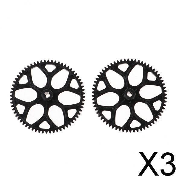 3x2Pcs Gears Spare Parts 32mm for Wltoys XK K123 K124 V931 RC Helicopters