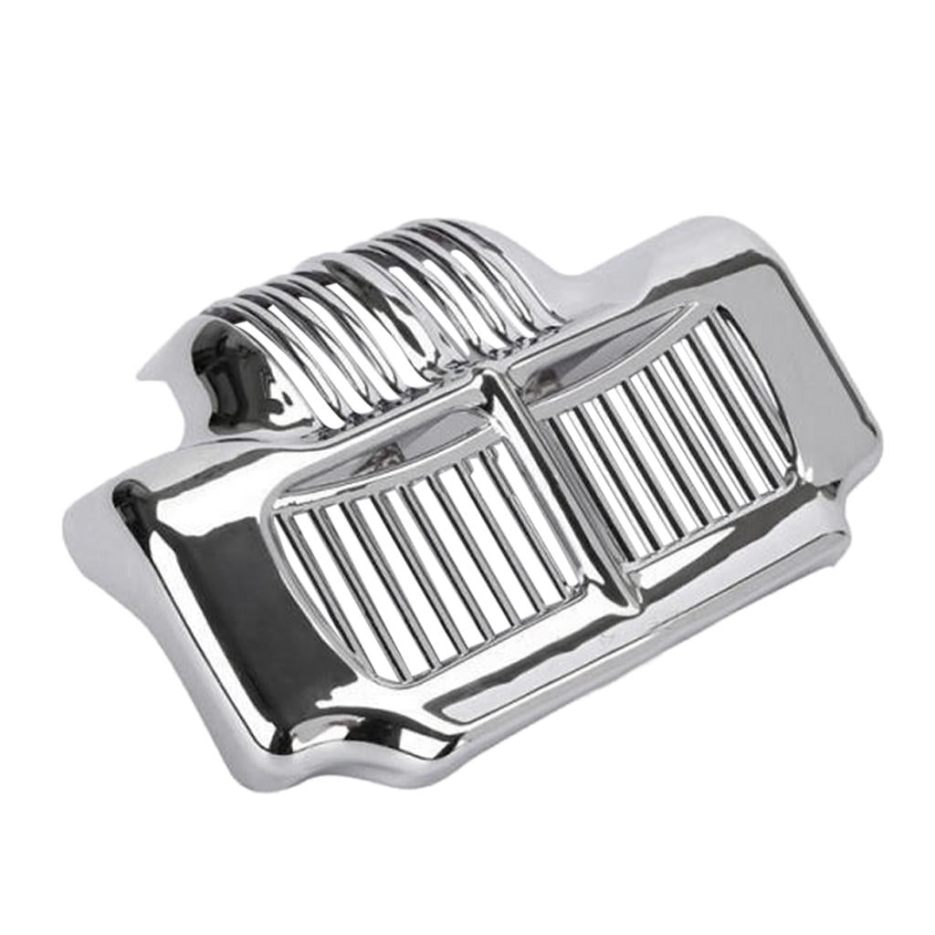 Oil Cooler Cover Case for Touring Street Glide 2011-2015 Silver