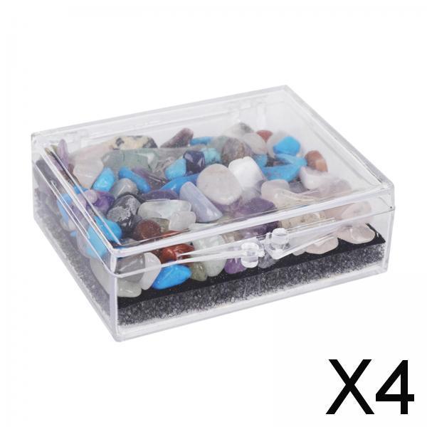 4xRock and Mineral Educational Collection Science Ornament Stem for Gift Girls
