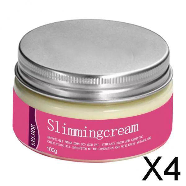 4xLightweight 30/100g Cellulite Cream for Firming Body Shaping Belly Leg Curve 100g