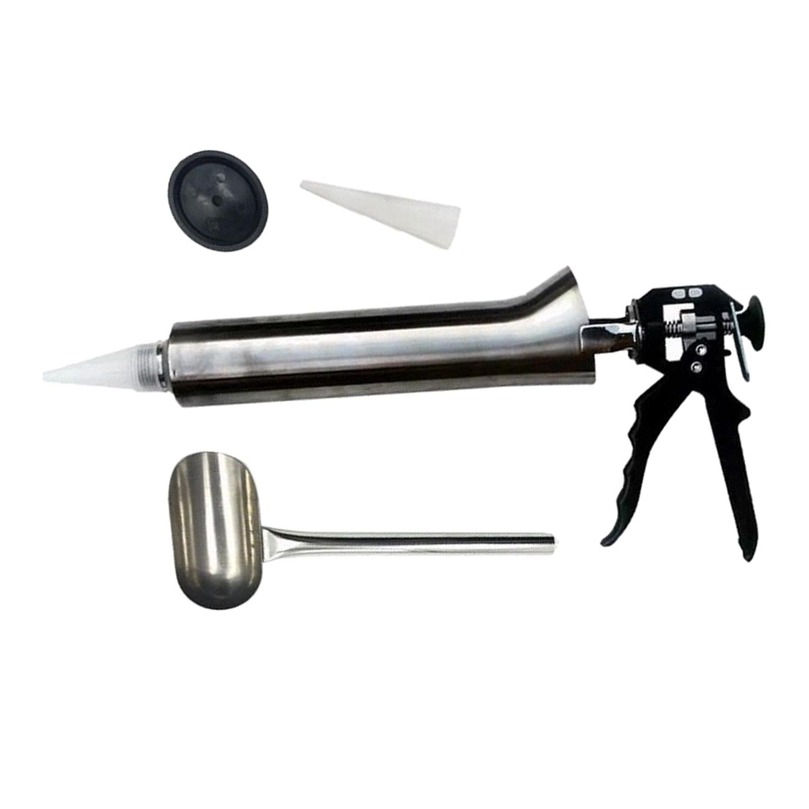 Hand Caulking Gun Stainless Steel Heavy Duty for Cement Lime Window Door Gap