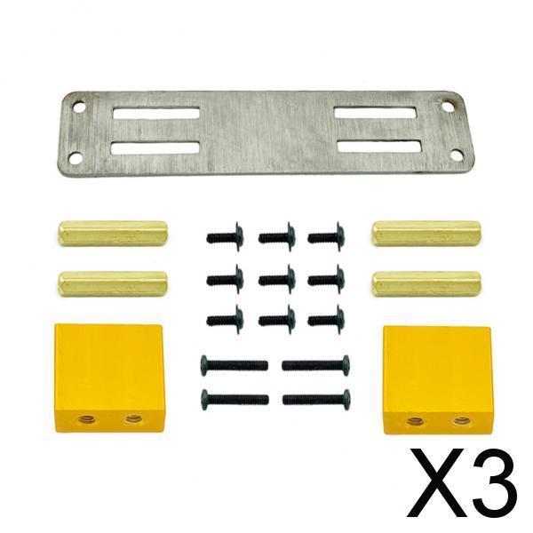 3xUpgrade Servo Fixed Mount MN D90 D91 D99S 1/12 Scale Truck DIY Accessories Yellow