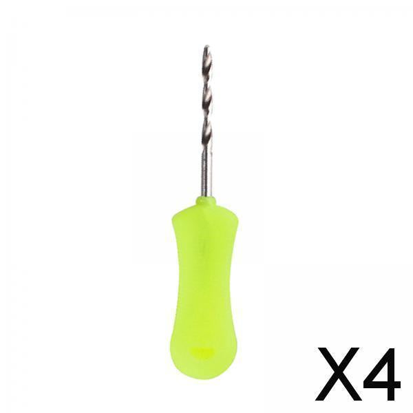 4xCarp Fishing Baiting Hook Portable Drill Boilie Bait Pins for Rigs Making StyleA