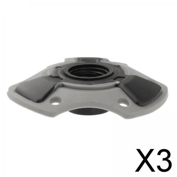 3xTrekking Pole Snow Basket 15mm Screw on Removable Mud Holder Ski Pole Basket Gray
