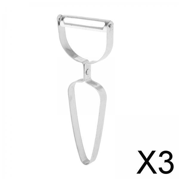 3xStainless Steel Kitchen Vegetable Peeler Potato Apple Peelers Tool Style 2