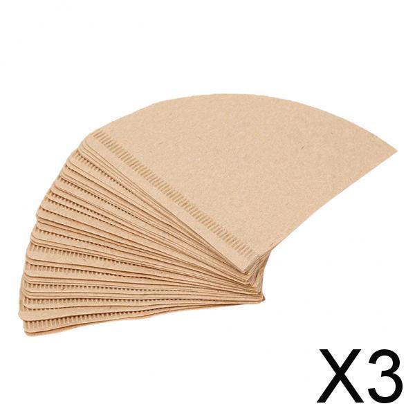 3x40x Filter Paper for Coffee Machine Brewer Espresso Maker Dripper 1-2 Cups