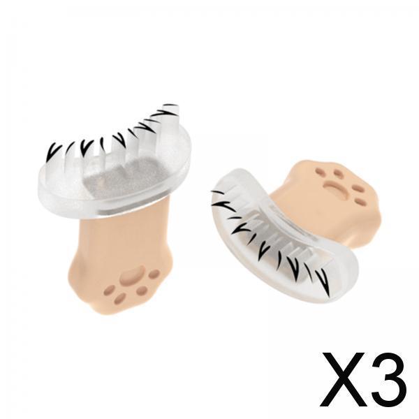 3x2 Pieces under Eyelash Stamper Reusable Beauty for Girl Gift Dating Exercise Skin Color
