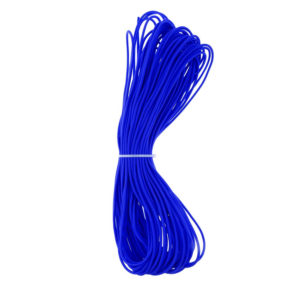 3mm Elastic Bungee Rope Shock Cord Tie Down Boats Trailers Roof Rack 20m