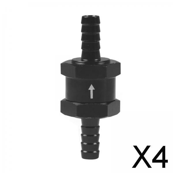 4xOne Way Check Valve Replacement Aluminum for Petrol Tractor Automotive 8MM