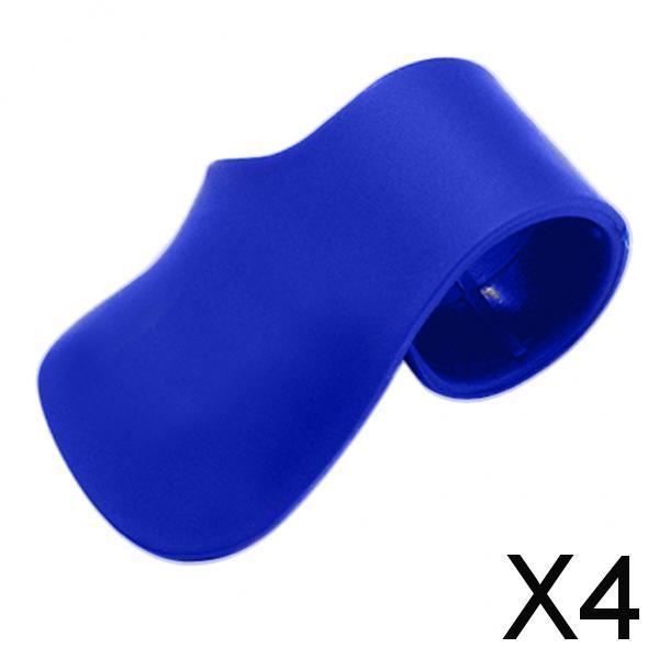 4xMotorcycle Cruise Control Throttle Assist Wrist Rest Aid Grip Blue