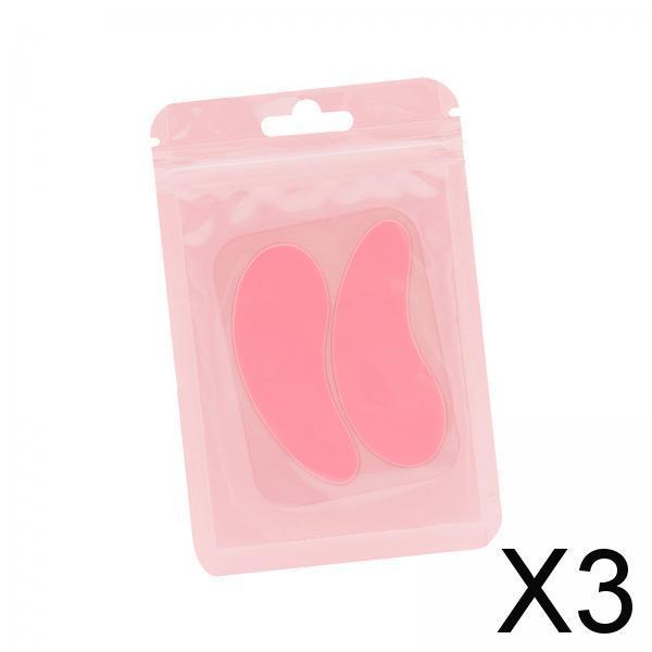 3xEyelash Extension under Eye Pads for Lash Extension Supplies Eyelash Tinting Pink