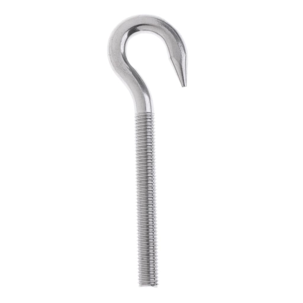 Marine 304 Stainless Steel Hook Bolt Eye Screw Threaded Bolt Boat Parts M12