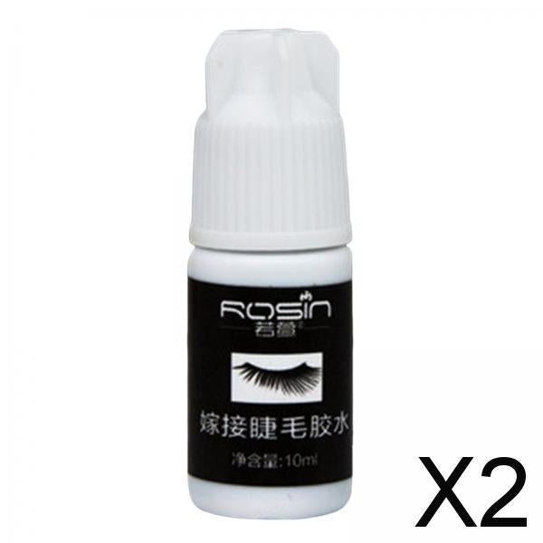 2xSensitive Eyelash Extension Glue Lash Glue for DIY Individual Cluster Lashes