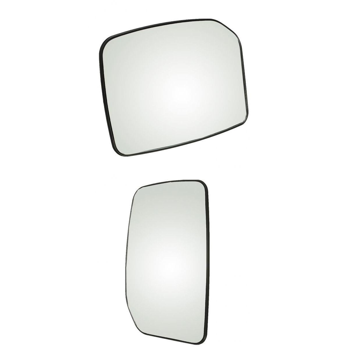 2 Pieces Rearview Side Heated Wing Mirror Left+Right Glass for Ford Transit
