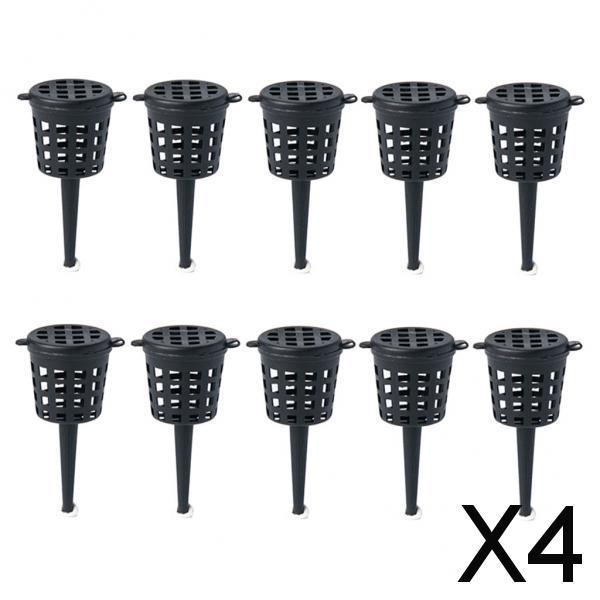 4xFertilizer Basket with Cover Pack of 10 Container Slow Release Organizer Small