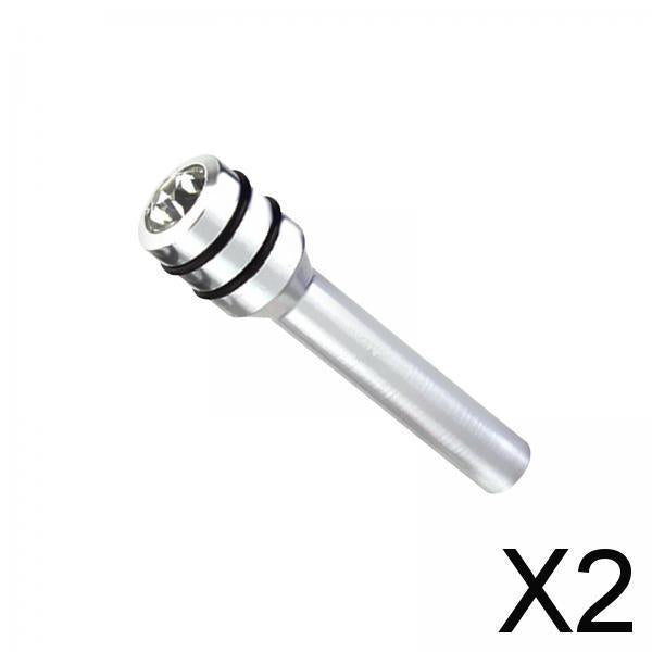 2x2Pcs Car Interior Door Lock Knob Pull Pins 49mm Door Lock Knobs Silver