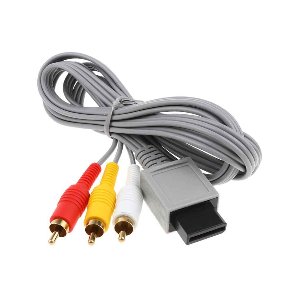 HD TV Component RCA Audio Video AV Cable Cord Plug For Nintendo Wii U Wii, 5ft