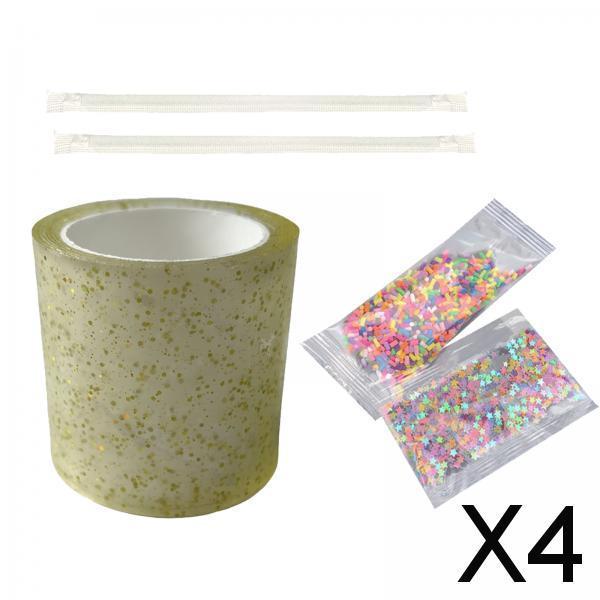 4xNano Tape Bubble Kit Handmade Ball Multipurpose Traceless Double Sided Tapes Style A