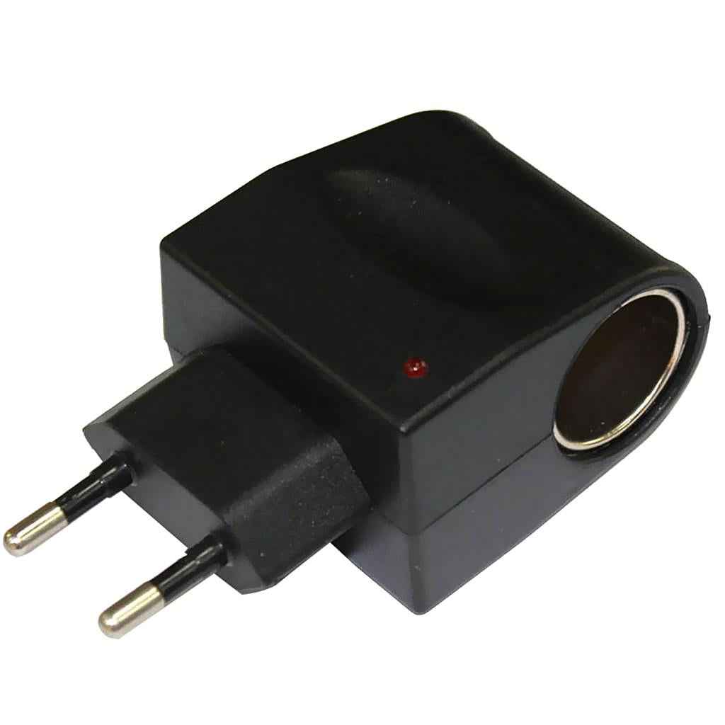 EU Plug 110V-220V AC Power to 12V DC Car Cigarette Lighter Converter Adapter