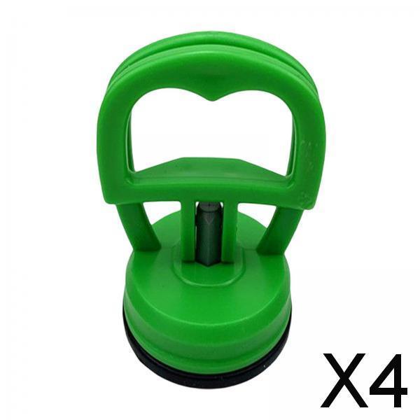 4xSuction Cup Dent Puller Powerful Handle Lifter for Car Body Dent Mirror Green
