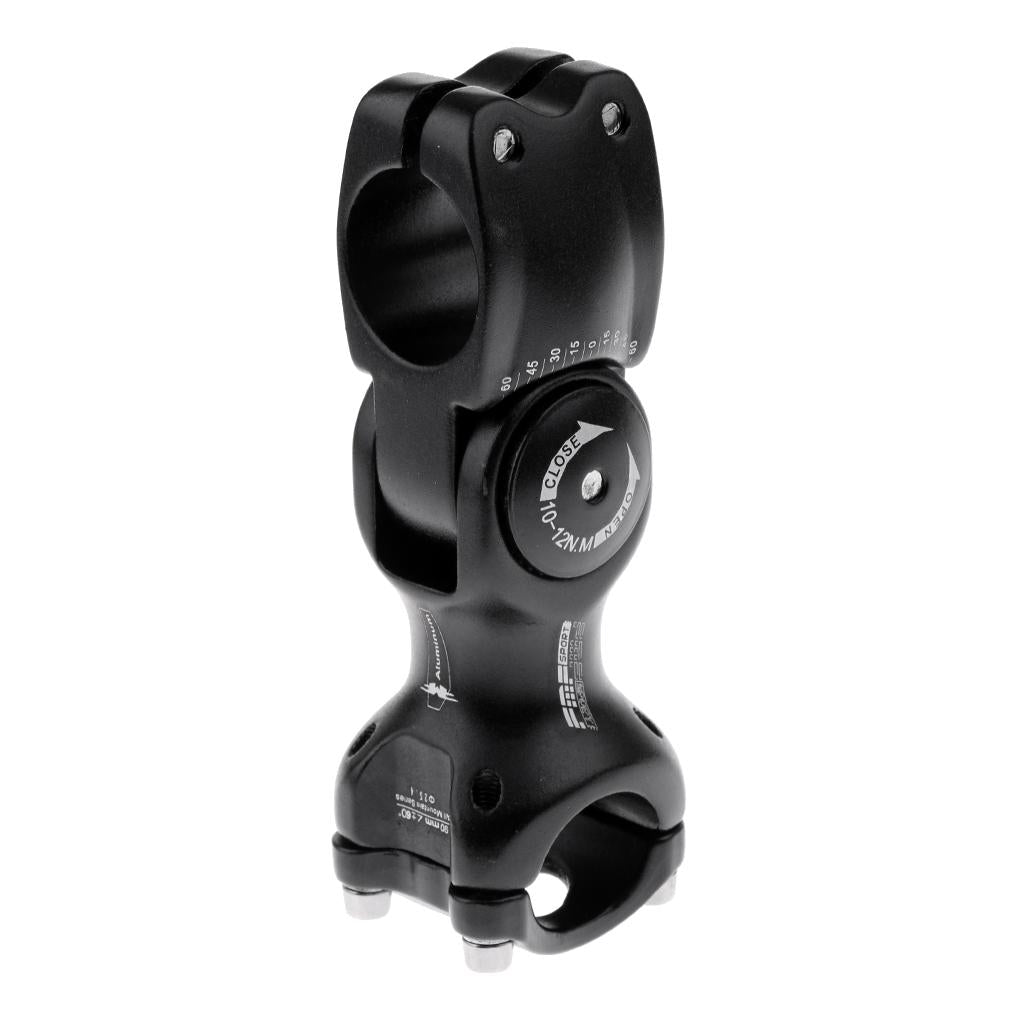 Mountain Bicycle Stem Angle Adjustable MTB Road Handlebar Stem 25.4 x 90mm