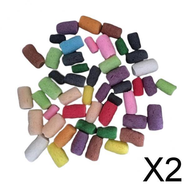 2x50 Pieces Fishing Nuggets Water Soluble PVA Foam Carp Rig Tackle Accessories