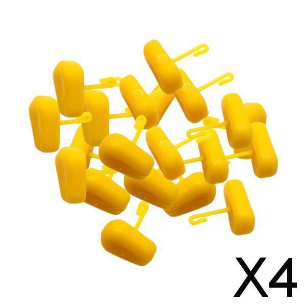 4xSoft Baits Corn Shape Fishing Tackle for Making Boilies for Lake Ice Fishing Yellow