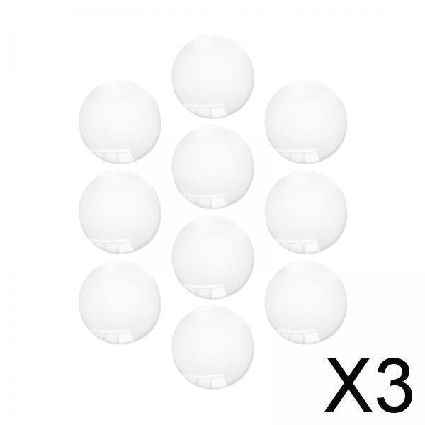 3xHalf Round Flatback for Jewelry Making DIY Crafts Glass Cabochons Dome Tiles 30mm 10pcs