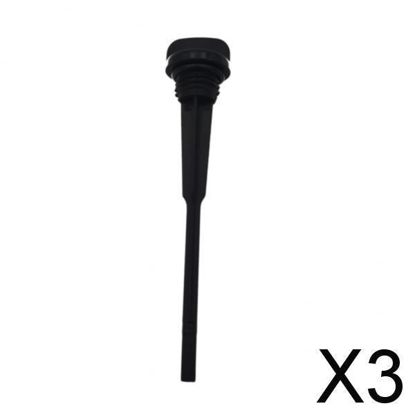 3xMotorcycle Oil Lever Dip Stick Dipstick for Honda CG125 150 JH70 Black