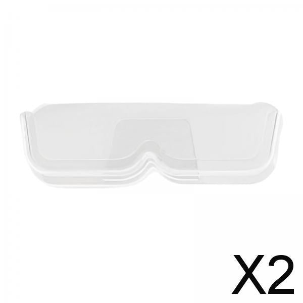 2xEyeglasses Holder Wall Mount Durable Stylish for Tabletop Showcase Apartment Clear