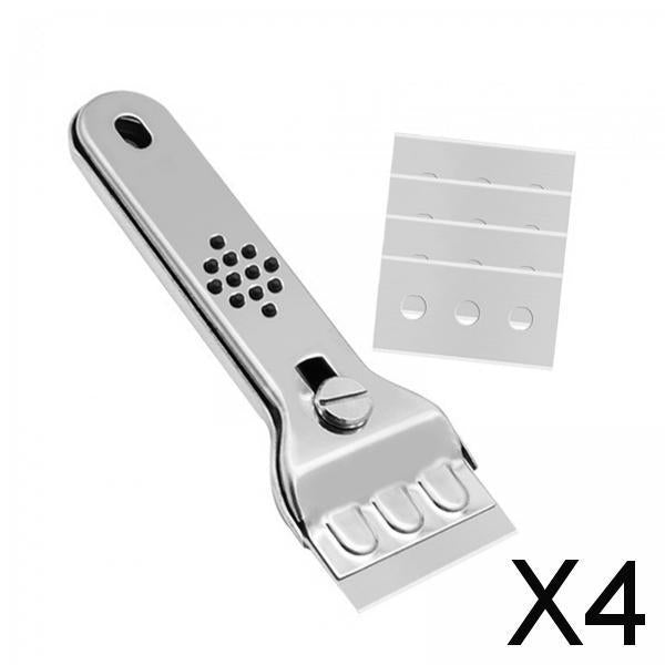 4xFloor Scraper with Blade Tool Window Scraper for Removing Wall Tile