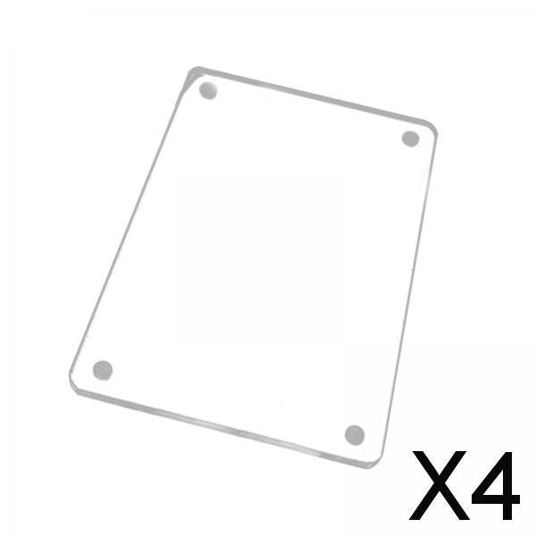 4xLabel Holders name Card Flat Mini Label Shelf for Wedding Hotel Hotels 5.5cmx8.2cm